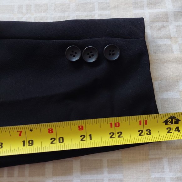 Anne Klein Black Business Pants Blazer Suit Set, Size 10 - Picture 9 of 14